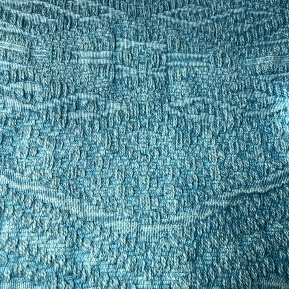 Pier 1 Imports Teal Textured Pillow Covers 20” x 20” Zipper Set Of 2 - Picture 8 of 8